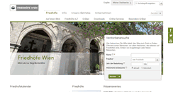 Desktop Screenshot of friedhoefewien.at